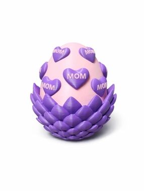 Mom Dragon Egg Pink And Purple